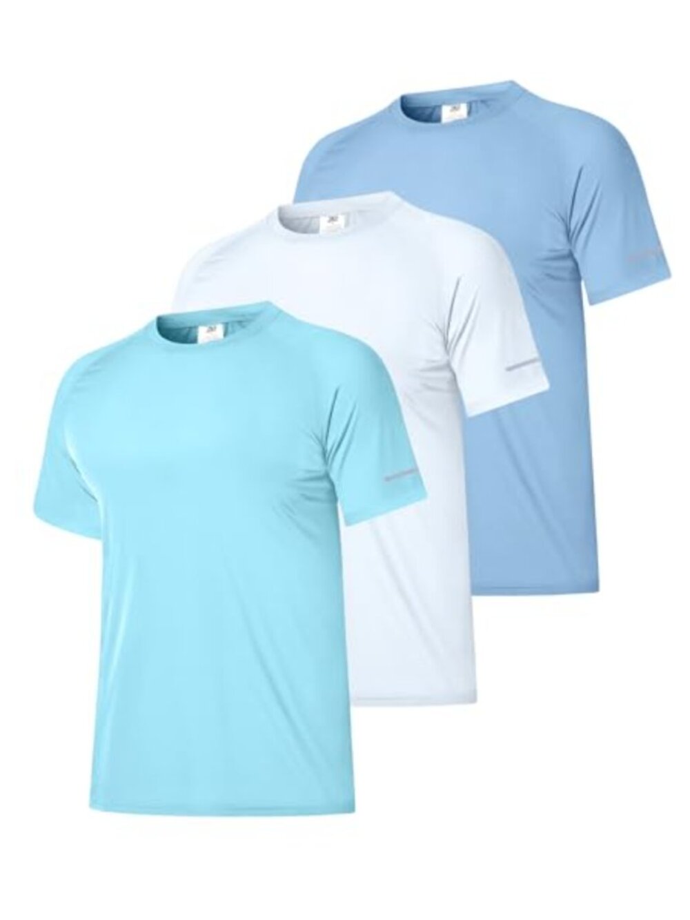 Men's Rash Guard Short Sleeve UPF 50+ Sun Protection Quick Dry Swim Shirt
